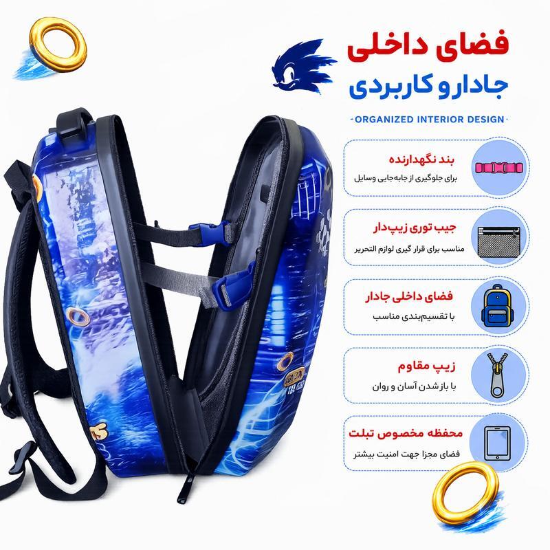 کوله پشتی مارینوکس مارول MS1050 طرح سونیک
