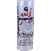 کیسه فریزر رولی آزاده سایز 25*35 سانتی متر بسته 1000 گرمی