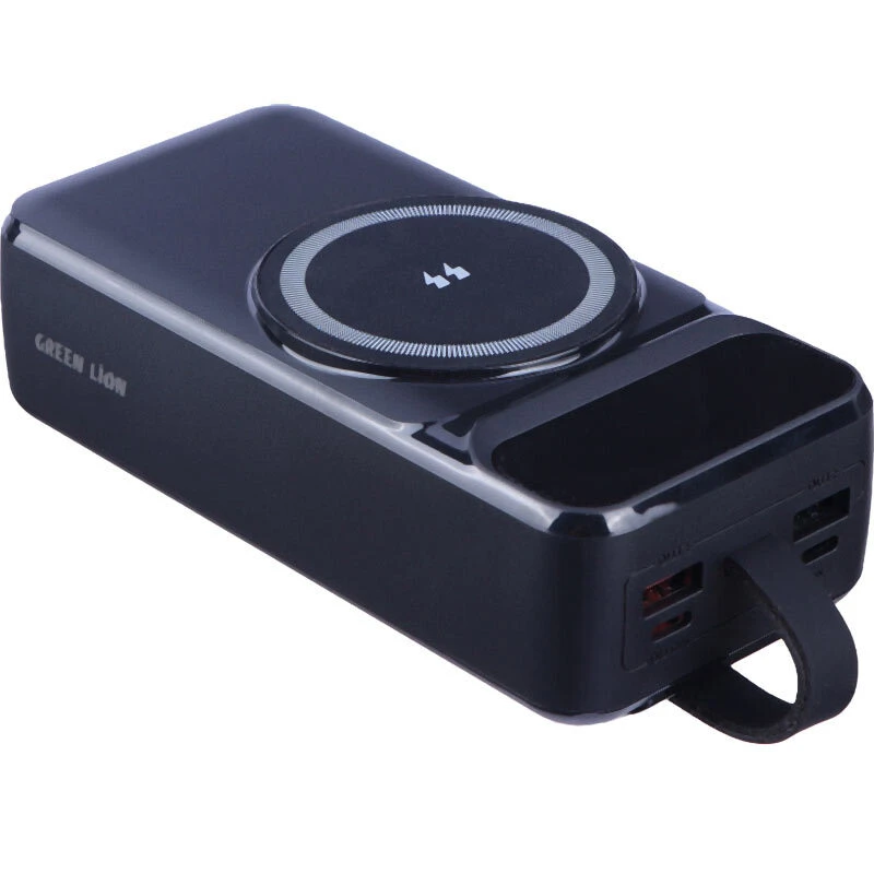 پاور بانک بی سیم فست شارژ گرین لاین Everton GL-PXB4 GNEVRTN30K QC PD 22.5W ظرفیت 30000 میلی آمپر ساعت
