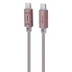 کابل دو سر تایپ سی فست شارژ 60 وات اکسیژن LX-47 طول 1.2 متر