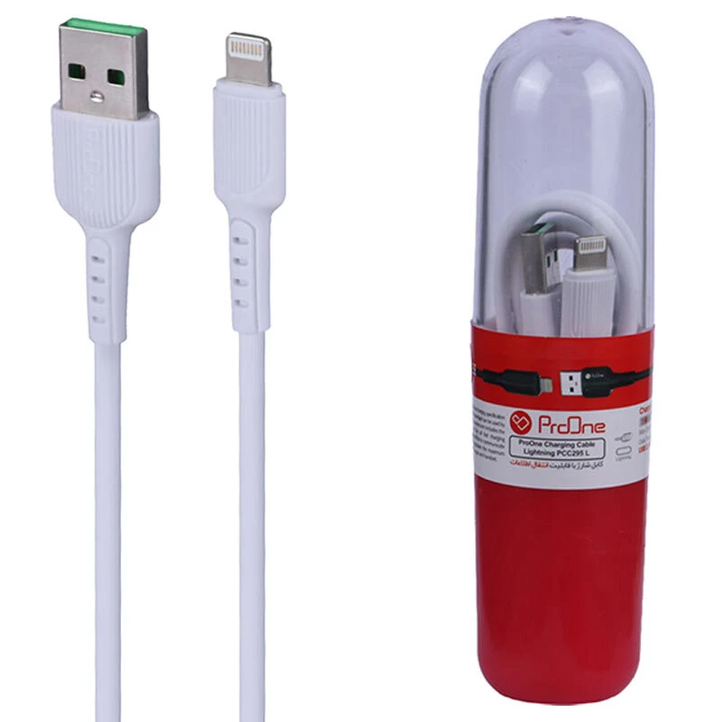 کابل لایتنینگ فست شارژ 2 آمپر پرووان PCC295L طول 1 متر