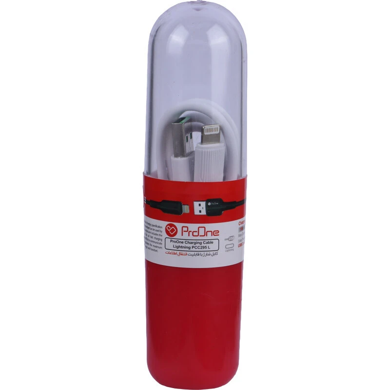 کابل لایتنینگ فست شارژ 2 آمپر پرووان PCC295L طول 1 متر