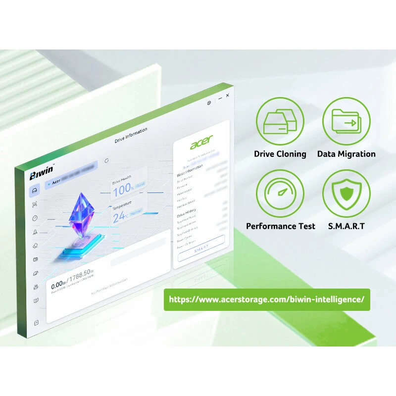 حافظه SSD ایسر Acer FA100 1TB M.2