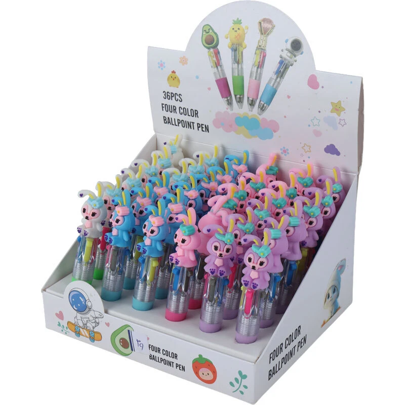 خودکار 4 رنگ طرح خرگوش کوچک کد 39