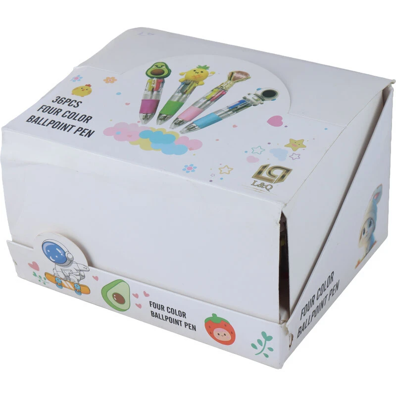 خودکار 4 رنگ طرح فضانورد کوچک کد 1289