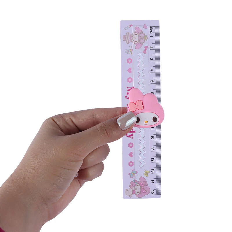 خط کش پلاستیکی طرح عروسکی NO.638 15cm
