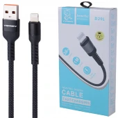 کابل لایتنینگ فست شارژ 3.6 آمپر دنمن D39L طول 1 متر