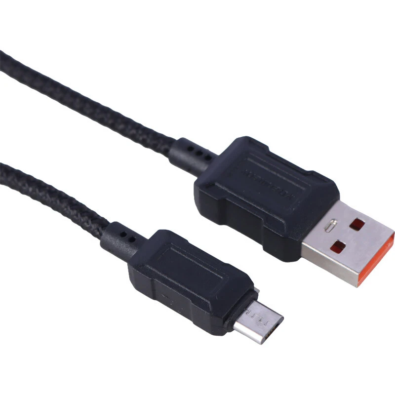 کابل میکرو یو اس بی فست شارژ 3 آمپر دنمن D80V طول 1 متر