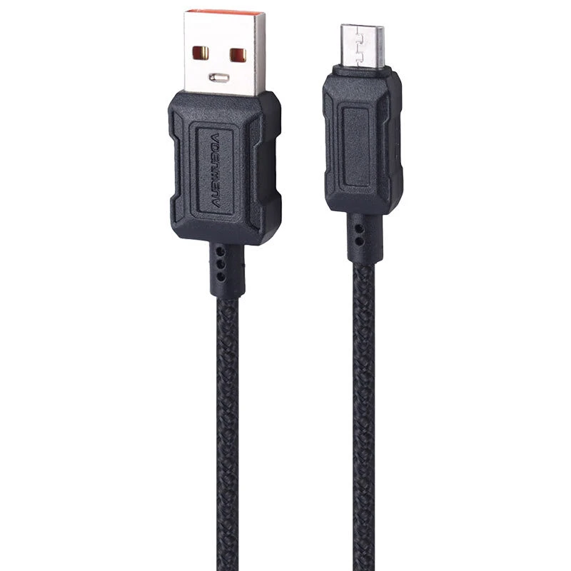 کابل میکرو یو اس بی فست شارژ 3 آمپر دنمن D80V طول 1 متر