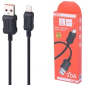 کابل لایتنینگ فست شارژ 3 آمپر دنمن D80L طول 1 متر