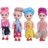 عروسک دختر کوچک سلفونی کد 101668 بسته 4 عددی