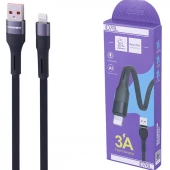 کابل لایتنینگ فست شارژ 3 آمپر دنمن D76L طول 1 متر