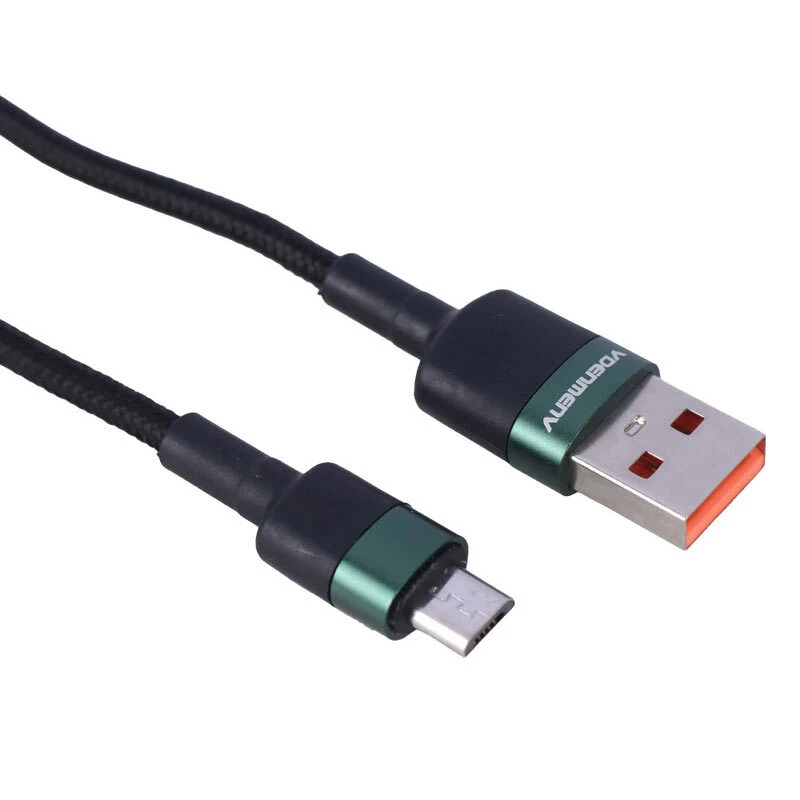 کابل میکرو یو اس بی فست شارژ 3 آمپر دنمن D61V طول 1 متر