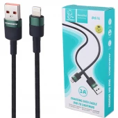 کابل لایتنینگ فست شارژ 3 آمپر دنمن D61L طول 1 متر