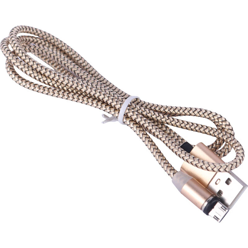 کابل میکرو یو اس بی فست شارژ 2.4 آمپر دنمن D09V طول 1 متر