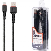 کابل تایپ سی فست شارژ گیگافلکس NO.G210K طول 1 متر