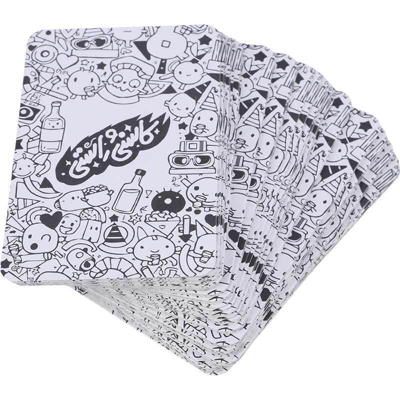 بازی فکری کاسنی و راستی 200 کارتی چارپایه