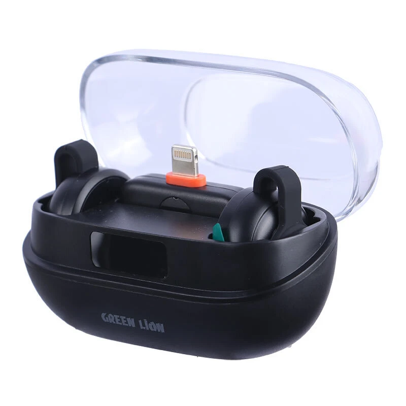 میکروفون یقه ای بی سیم دوتایی گرین لاین GM-91X GNGM91XMIC Type-C / Lightning