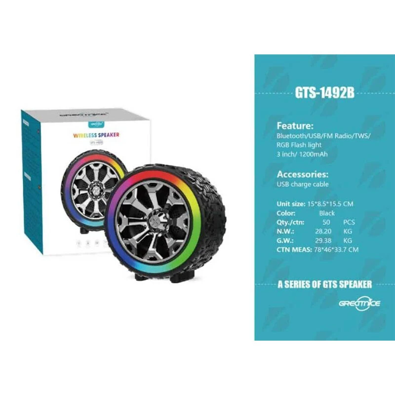 اسپیکر بلوتوثی گریت نایس GTS-1492B