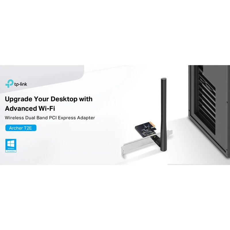 کارت شبکه اینترنال PCI-E آنتن دار تی پی لینک Archer T2E AC600 433Mbps