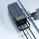پاور بانک خورشیدی فست شارژ گرین لاین Solar X GNSOLXPB100BK QC3.0 PD 22.5W ظرفیت 100000 میلی آمپر ساعت