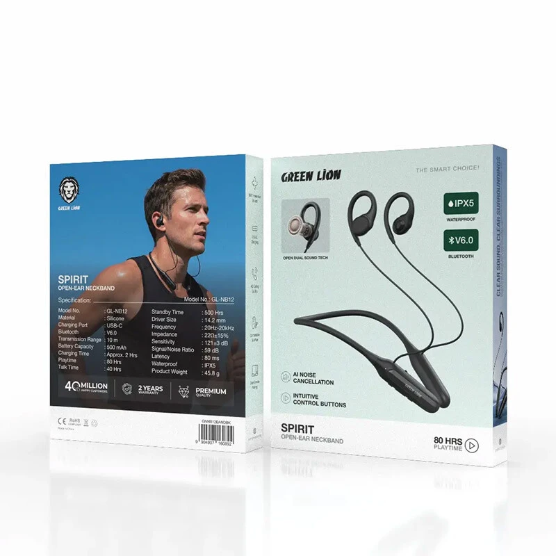 هندزفری بلوتوثی گردنی گرین لاین Spirit GL-NB12 GNNB12BAND
