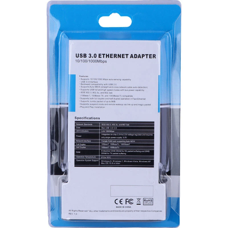 تبدیل USB3.0 به LAN گیگابیت کد 1