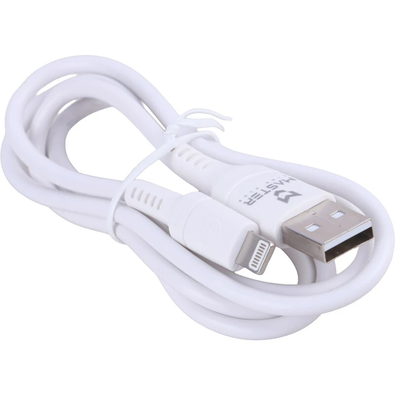 کابل لایتنینگ فست شارژ 3 آمپر مستر لینک پلاس ETM 004 طول 1 متر