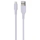 کابل لایتنینگ فست شارژ 3 آمپر مستر لینک پلاس ETM 004 طول 1 متر