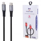کابل تایپ سی به لایتنینگ فست شارژ 5 آمپر مستر لینک پلاس ETM 001 طول 1 متر کد 2