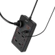 چند راهی 5 خانه گرین لاین GS-500 GNGS500PSBK با کابل 3 متری + شارژر USB و Type-C