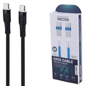 کابل دو سر تایپ سی فست شارژ 6 آمپر شوش +145C طول 1.1 متر