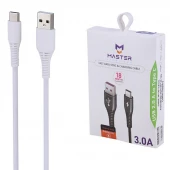 کابل تایپ سی فست شارژ 3 آمپر مستر لینک پلاس ETM 003 طول 1 متر کد 2