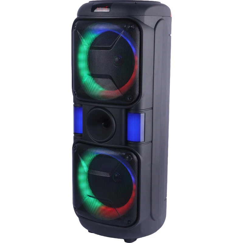 اسپیکر چمدانی بلوتوثی ایکس بیس ABS-8202 + میکروفون و ریموت کنترل