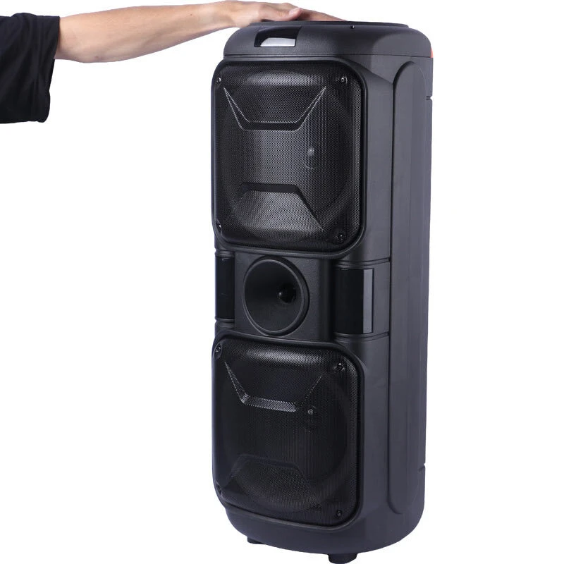 اسپیکر چمدانی بلوتوثی ایکس بیس ABS-8202 + میکروفون و ریموت کنترل