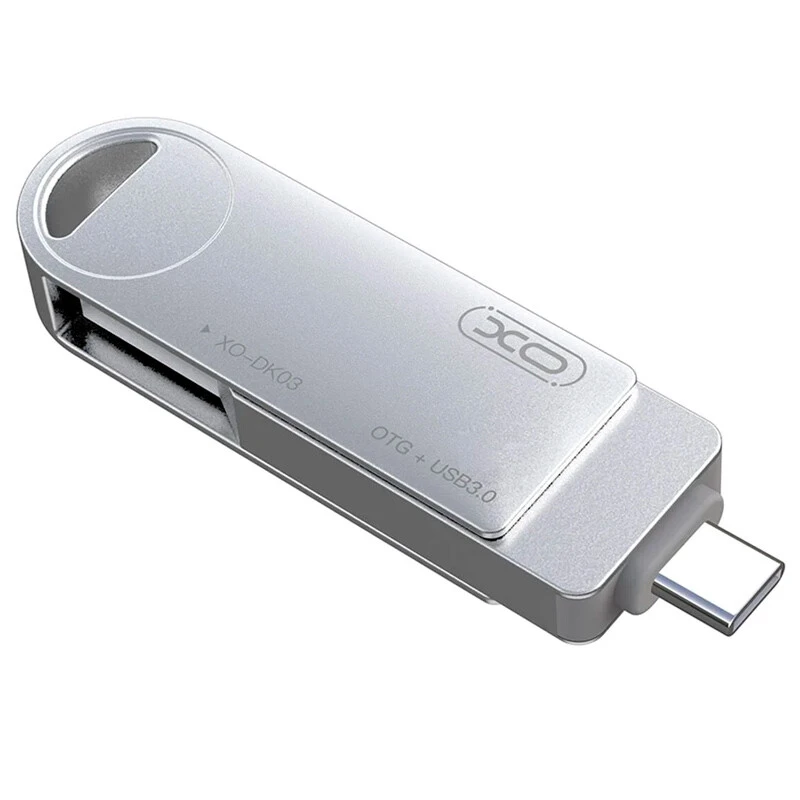 فلش 256 گیگ ایکس او XO-DK03 OTG Type-C USB3.0