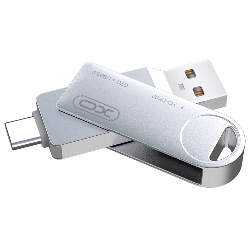 قیمت و خرید فلش 256 گیگ ایکس او XO-DK03 OTG Type-C USB3.0