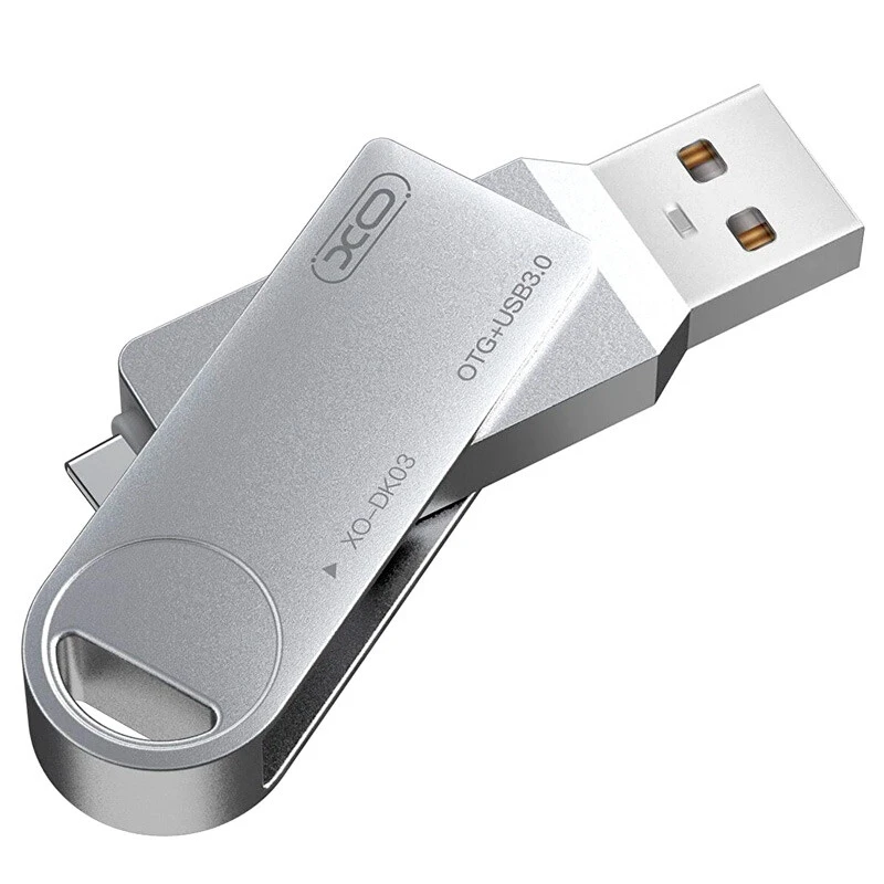 فلش 256 گیگ ایکس او XO-DK03 OTG Type-C USB3.0