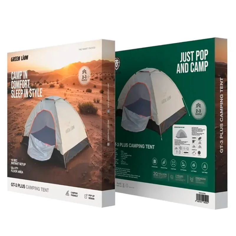 چادر مسافرتی 3 نفره گرین لاین GT-3 Plus GNGT3PSTBG