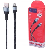 کابل میکرو یو اس بی فست شارژ 3 آمپر اسکای دلفین S45V طول 1 متر