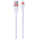 کابل میکرو یو اس بی فست شارژ 40 وات اسکای دلفین S46V طول 1 متر