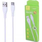 کابل تایپ سی فست شارژ 2.4 آمپر اسکای دلفین S60T طول 1 متر