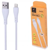 کابل لایتنینگ فست شارژ 2.4 آمپر اسکای دلفین S60L طول 1 متر