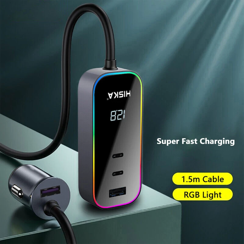 شارژر فندکی 30 وات هیسکا HCC-328