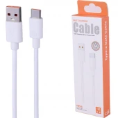 کابل تایپ سی فست شارژ 6 آمپر C28 طول 1 متر