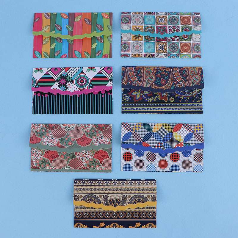 پاکت سکه طرح کلاسیک 60x105mm بسته 80 عددی