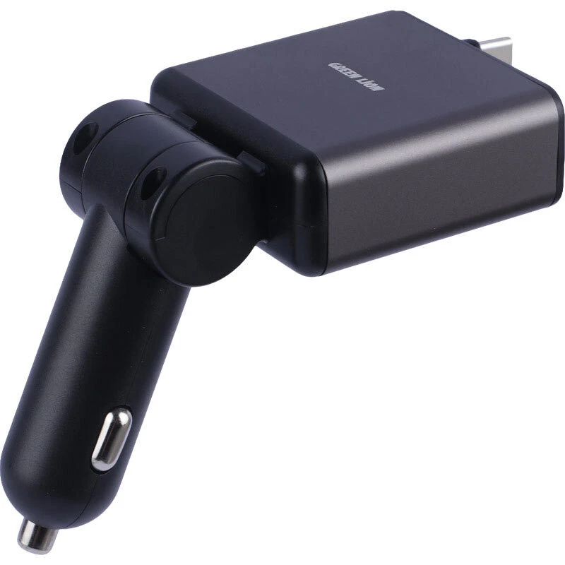 شارژر فندکی 45 وات گرین لاین GL-CC22 GNRT75WCCGY