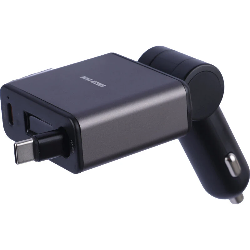 شارژر فندکی 45 وات گرین لاین GL-CC22 GNRT75WCCGY