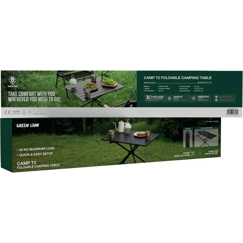 میز کمپینگ تاشو گرین لاین CAMP T2 GL-CT4
