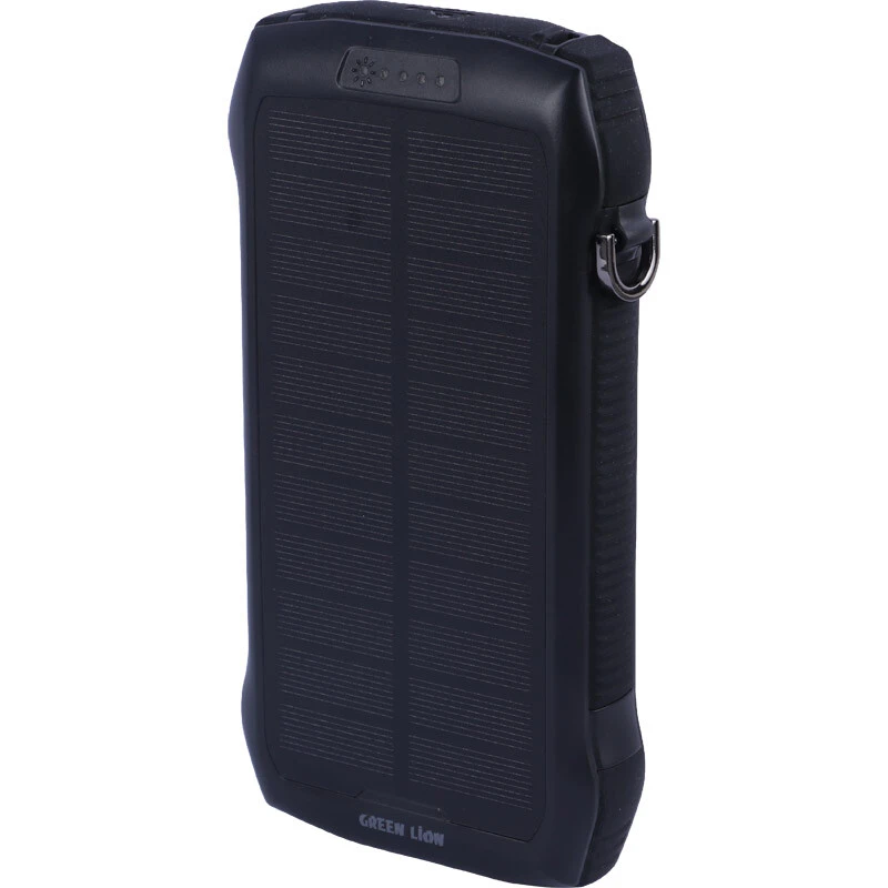 پاور بانک خورشیدی فست شارژ گرین لاین Solar Force GL-PX82 GNSOLF20PBBK QC3.0 PD 22.5W ظرفیت 20000 میلی آمپر ساعت